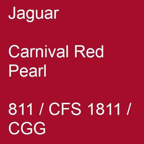 Jaguar, Carnival Red Pearl, 811 / CFS 1811 / CGG.